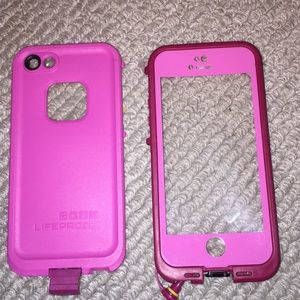 Pink life proof case